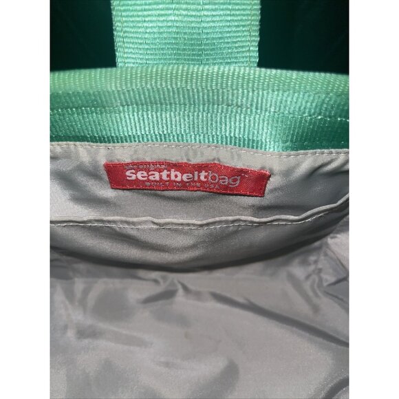 HARVEYS Original Seatbelt Bag Purse Hand Satchel Emerald Green Color - Picture 7 of 12